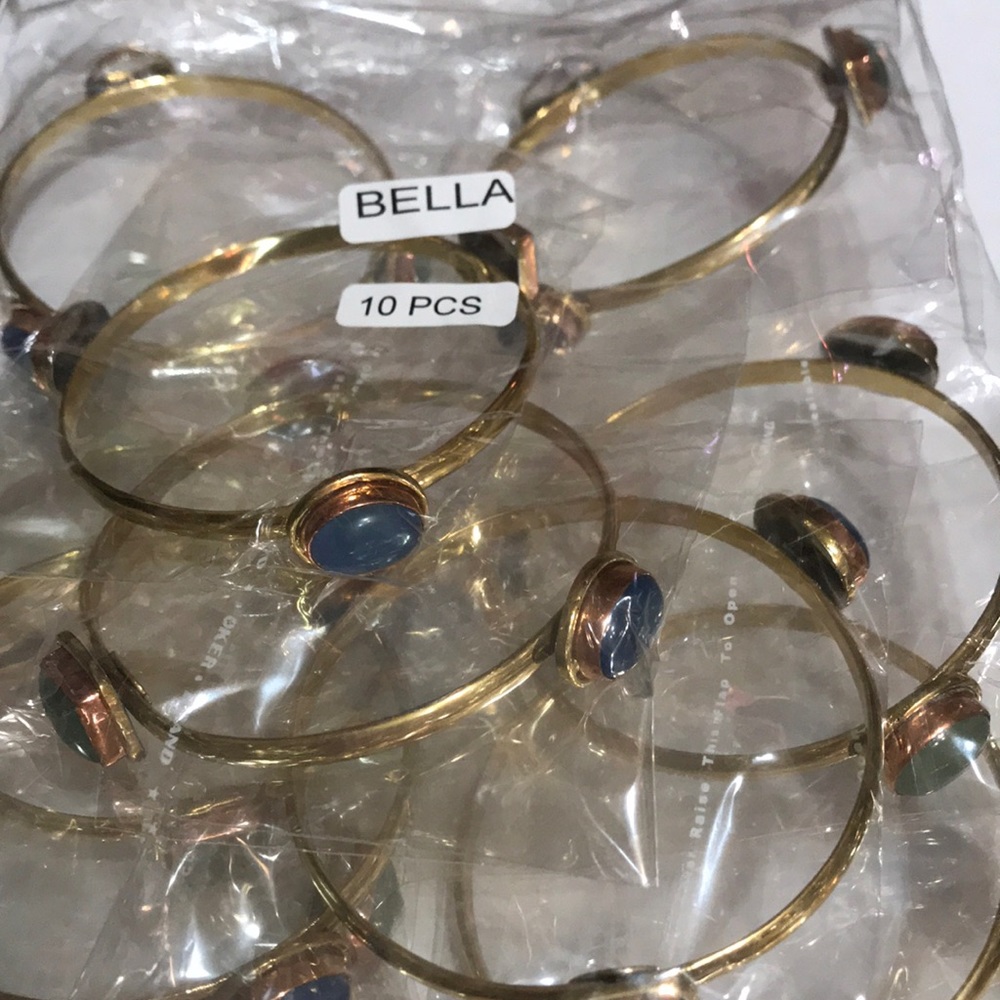 Holiday Semi-Precious Stone Bangles 10 for $20